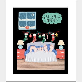 Silent night Posters and Art